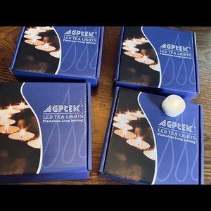 LED flameless tea light candles